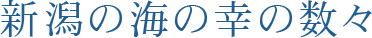 新潟の海の幸の数々